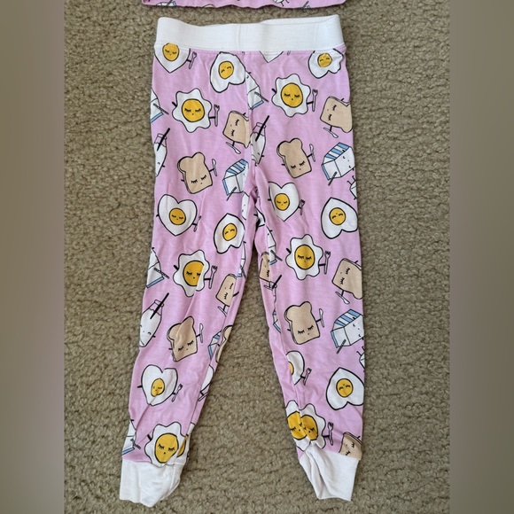 Little sleepies breakfast buddies two piece pajama set size 12-18 months - Picture 2 of 4